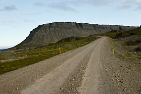 Sur la route 60, dans les Fjords de l'Ouest, Islande