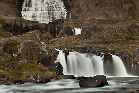 Cascade de Dynjandi ou Fjallfoss, Fjords de l'Ouest, Islande