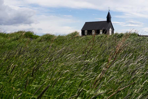 Eglise de Budir, Péninsule de Snæfellsnes, Islande