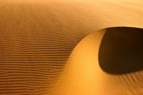 Ombre et ondulations du sable - Namibie 2004