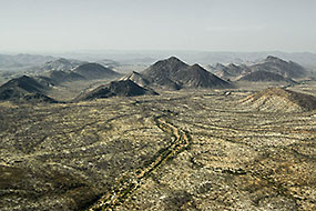 Vue aérienne - Namibie