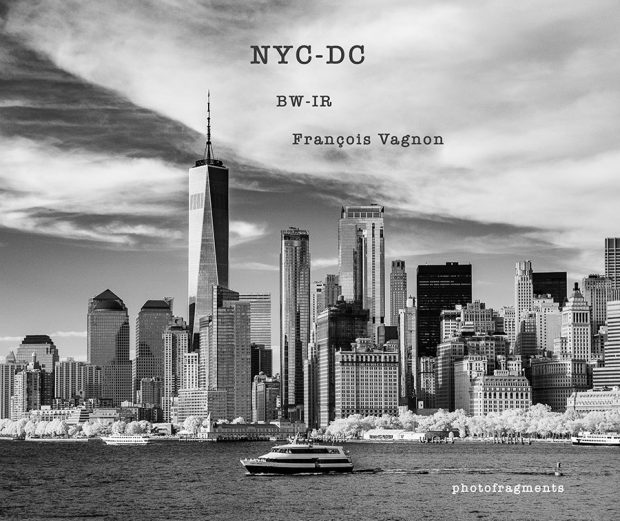 Couverture du livre de photographies : NYC-DC BW-IR de François Vagnon