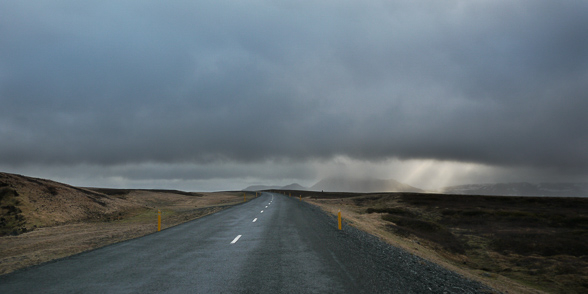Sur la Route N°1 en direction du lac Myvatn, Islande
