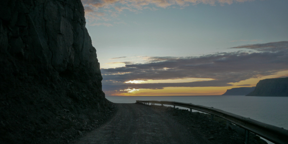 Route 612 qui mène à Latrabjarg, Islande