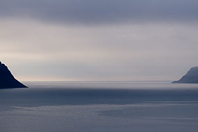 Point de vue sur la route 63, Fjords de l'Ouest, Islande