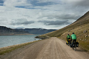 Vélos sur la route 60, Islande