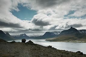 Sur la route 61 dans les Fjords de l'Ouest, Islande