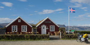 Accueil du camping d'Arnarstapi, il ne laisse en rien présager de l'état desatreux des sanitaires, Péninsule de Snæfellsnes, Islande
