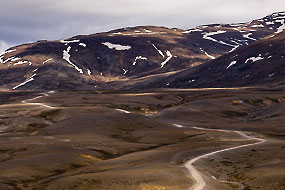 la F35 vers le Nord, Islande