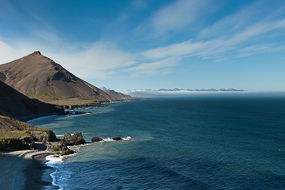 Paysage des Fjords de l'Est, Islande