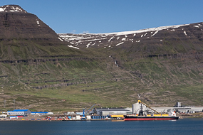 Usine Alcoa d'aluminium, Fjords de l'Est, Islande
