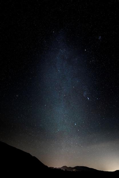 Ciel étoilé au dessus du Mont Ventoux le 28 décembre 2022
