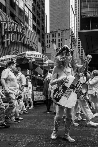 Naked Cow-Girl, Times Square New-York