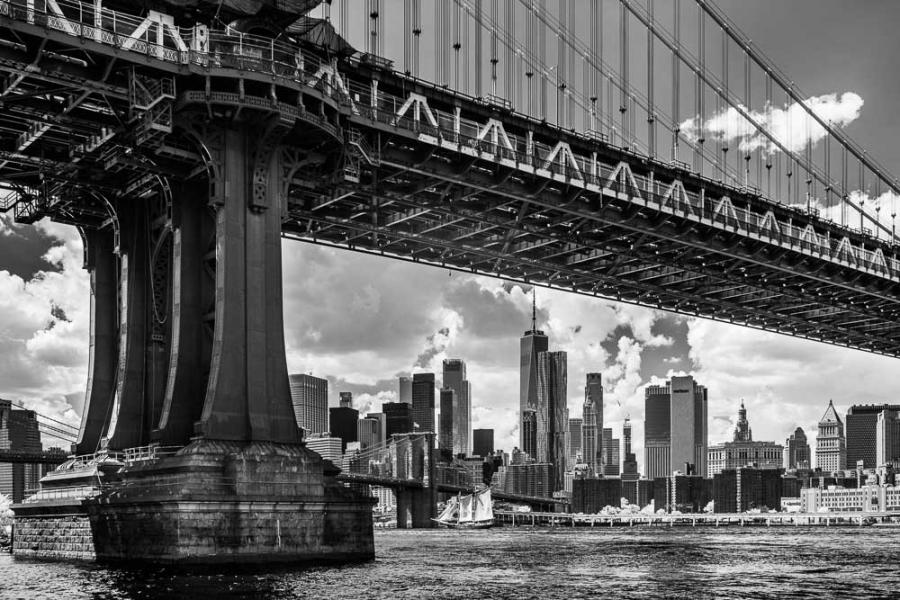 Manhattan Bridge depuis Brooklyn