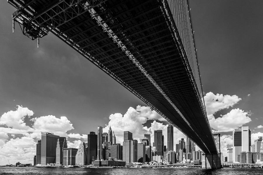 Brooklyn Bridge depuis Brooklyn